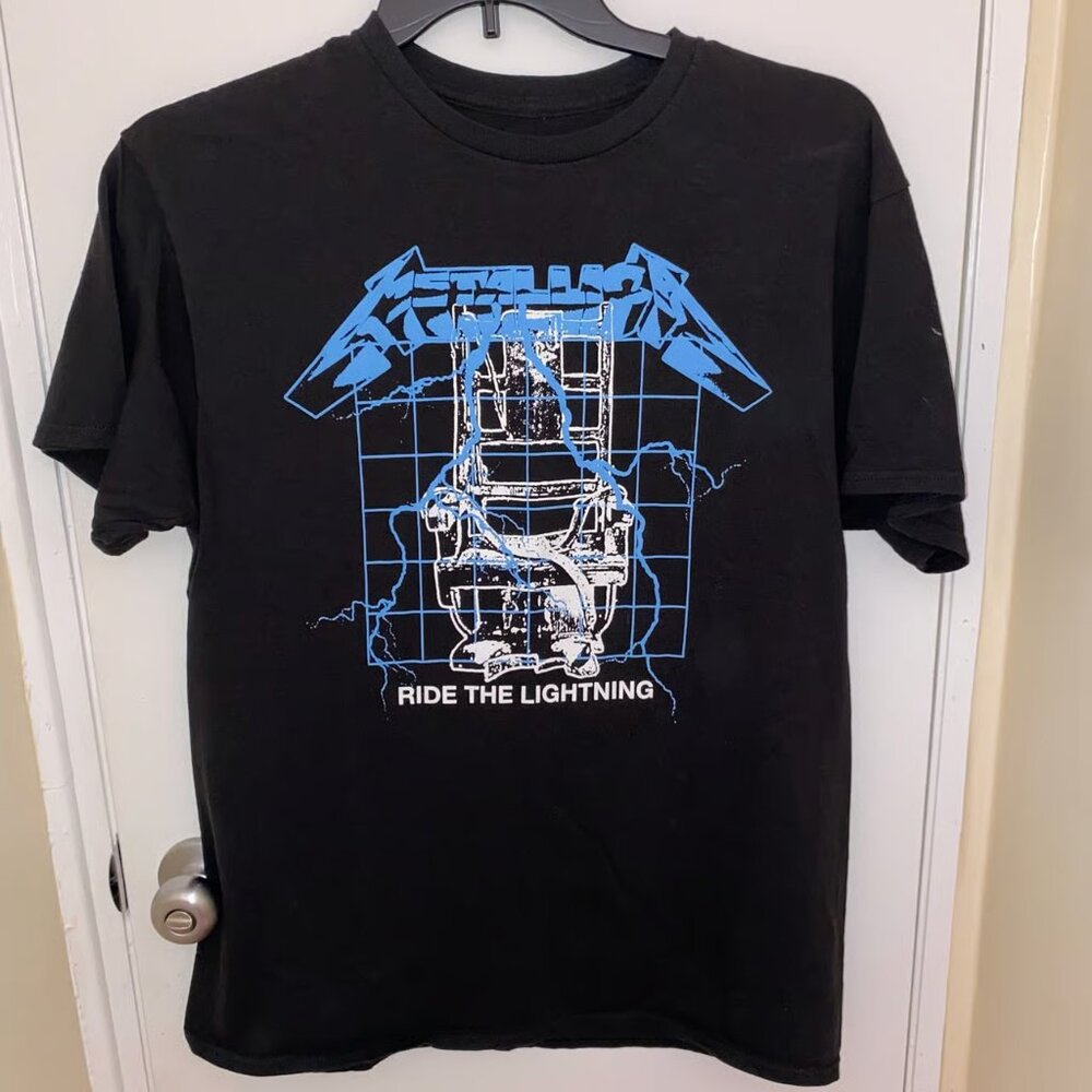 NWT Metallica Ride the Lightning 1 side T Shirt Unisex Full Size
